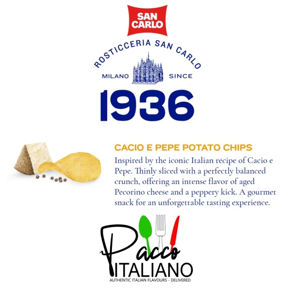 San Carlo Cacio e Pepe Crisps 100g