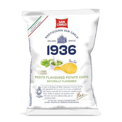San Carlo Basil Pesto Crisps 100g