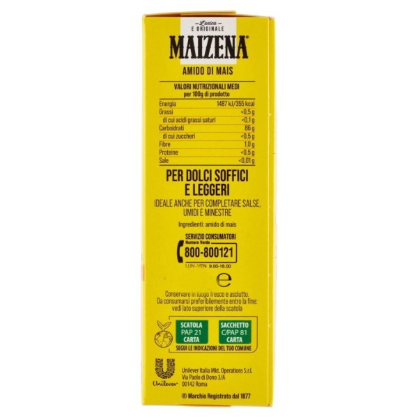 Maizena Corn Starch 700g – Amido di Mais
