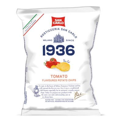 San Carlo Più Gusto Pomodoro - Tomato Crisps 50g