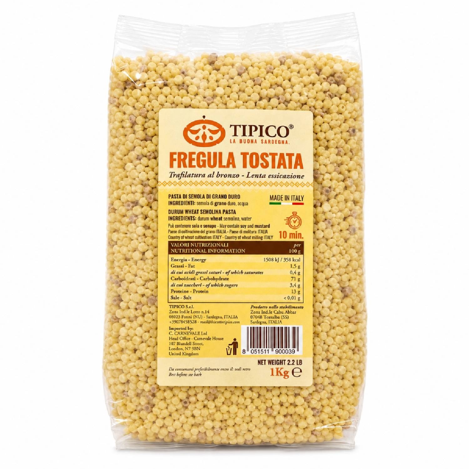 Fregula Sarda 1kg – Tipica Fregula Sarda