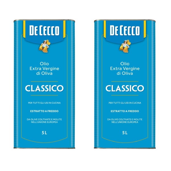 Extra Virgin Olive Oil 2 x 5L – Classico – De Cecco