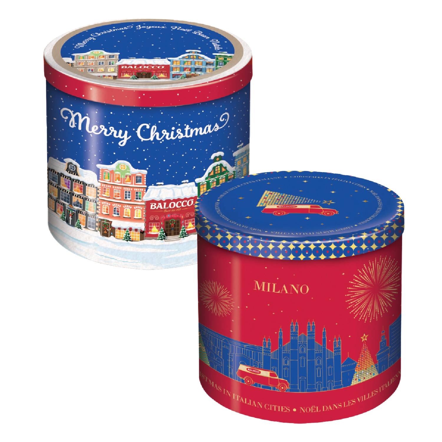 Balocco Classic Pandoro - Festive Tin Italian Holiday Cake