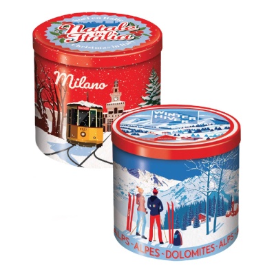 Balocco Classic Panettone - Festive Tin Italian Holiday Cake