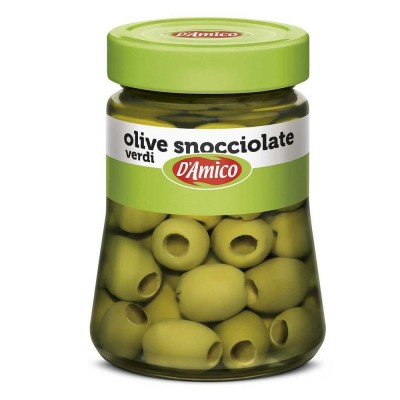 D’Amico Green Olives Pitted: Premium Quality