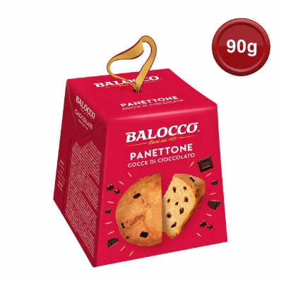 Mini Panettone Chocolate Chips 90g – Balocco