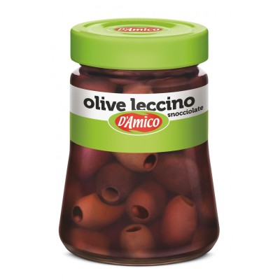 D’Amico Pitted Leccino Olives: Olive Leccino Snocciolate
