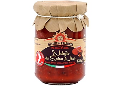 Black Pork Nduja by Delizie di Calabria - Authentic Calabrian Flavor