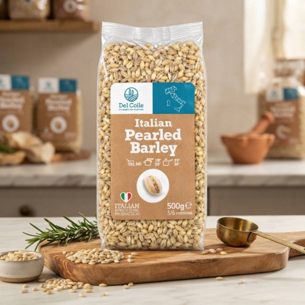 Pearled Barley 500g – Orzo Perlato – Del Colle