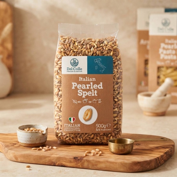 Pearled Spelt 500g – Farro Perlato – Del Colle