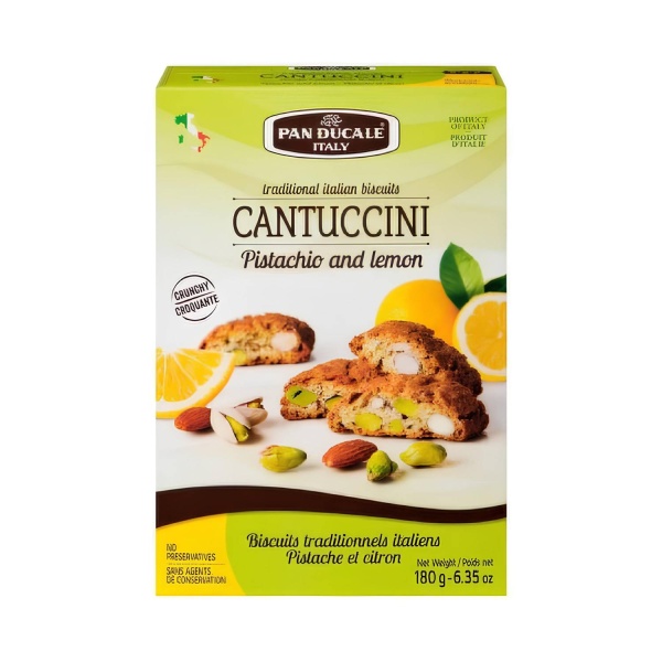 Cantucci Pistacchio e Limone (180g) – Traditional Cookies