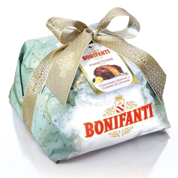 Lemon & White Chocolate Panettone 1kg – Bonifanti