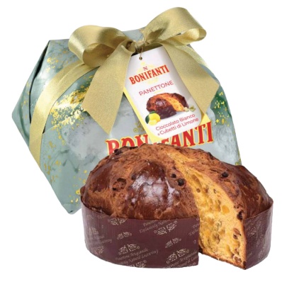 Lemon & White Chocolate Panettone 1kg – Bonifanti