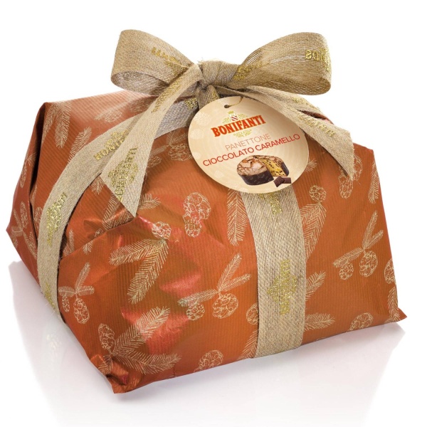 Chocolate & Caramel Panettone 750g | Bonifanti