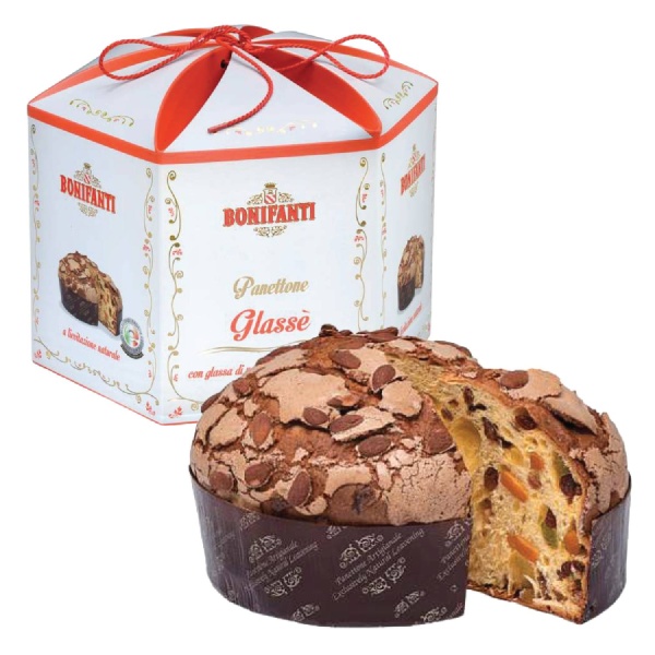 Glazed Panettone 1kg – Casa Bonifanti Classic Italian Holiday Cake