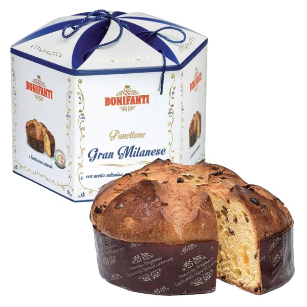 Panettone Milanese Basso 1kg – Casa Bonifanti Traditional Italian Cake