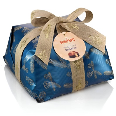 Milanese Panettone 1kg – Kraft Retro Wrapping | Bonifanti