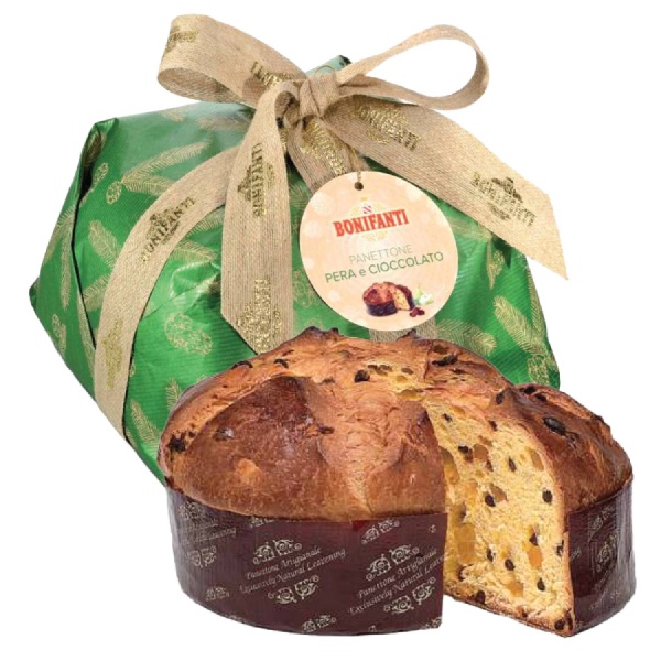 Pear & Chocolate Panettone 1kg – Bonifanti