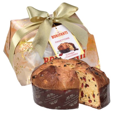 Cherry & Chocolate Panettone 1kg – Bonifanti