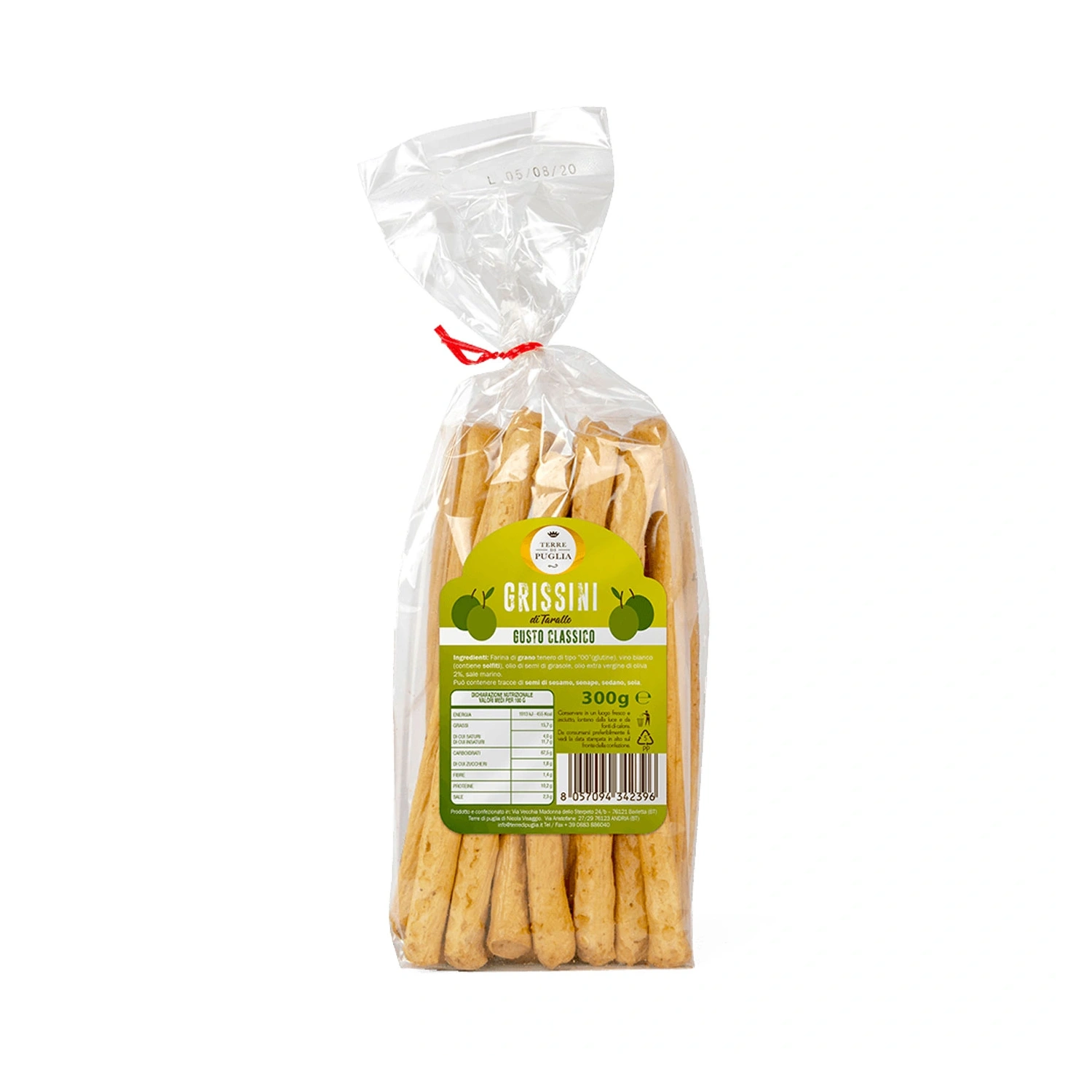 Grissini di Tarallo (300g) – Gusto Classico / Tarallo Breadsticks (300g) – Classic Flavor