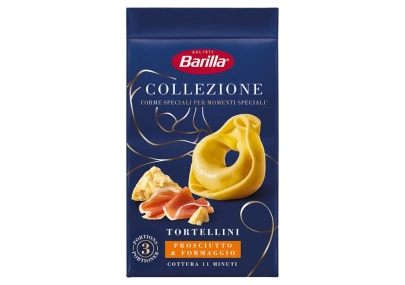 Barilla Collezione Ham and Cheese Tortellini – Authentic Italian Pasta – 250g