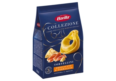 Barilla Collezione Ham and Cheese Tortellini – Authentic Italian Pasta – 250g