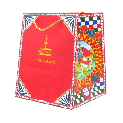 Panettone with Sicilian Almonds – Dolce and Gabbana x Fiasconaro – 1Kg Red