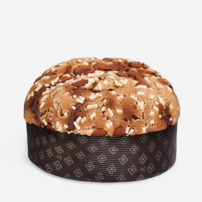 Panettone with Sicilian Almonds – Dolce and Gabbana x Fiasconaro – 1Kg Red