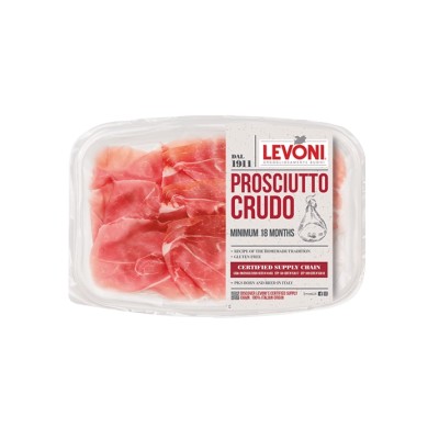 Levoni Prosciutto Crudo Sliced - Premium Italian Ham