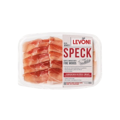 Levoni Speck Sliced 80g - Premium Italian Smoked Meat