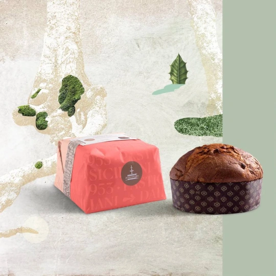 Fiasconaro Traditional Panettone – 1kg Hand-Wrapped Gift Bag