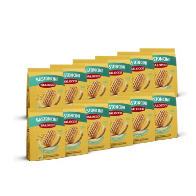 Multipack Bastoncini Balocco – 12 x 350g Italian Lemon Biscuits
