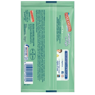 Paneangeli Gelatina in Fogli – Gluten-Free 12g Sachet