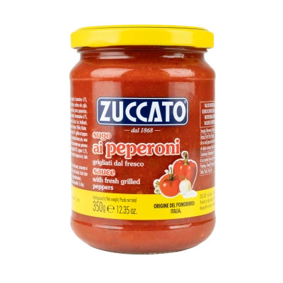 Sugo ai Peperoni Grigliati Zuccato 350g – Roasted Pepper Sauce