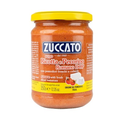 Sugo Ricotta e Pecorino Zuccato 350g – Creamy Italian Cheese Sauce