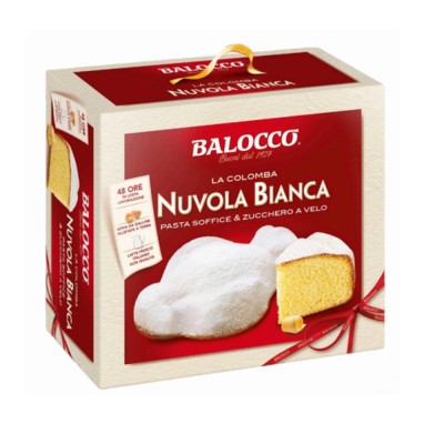 Balocco Colomba Nuvola Bianca 750g – Soft Italian Easter Cake