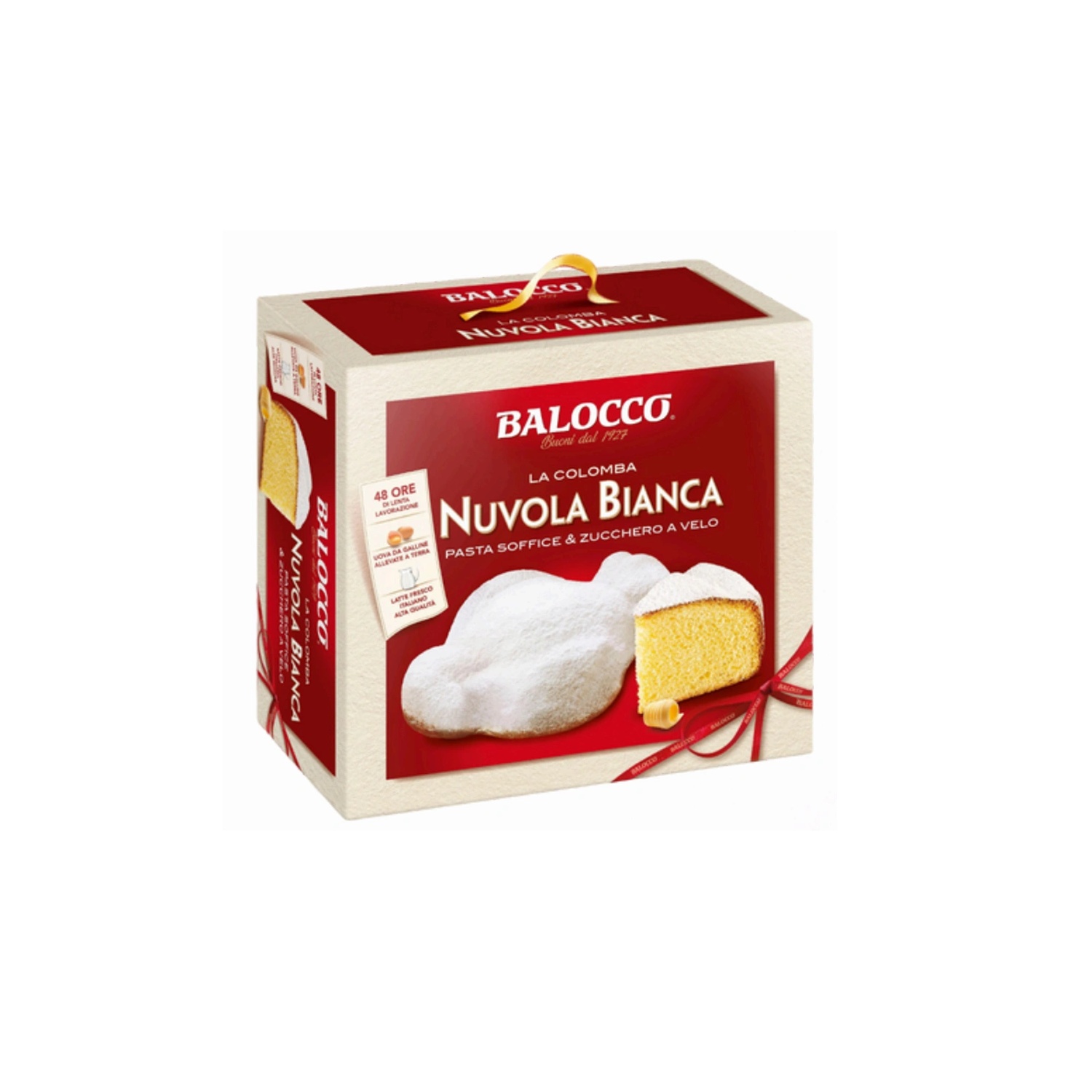 Balocco Colomba Nuvola Bianca 750g – Soft Italian Easter Cake