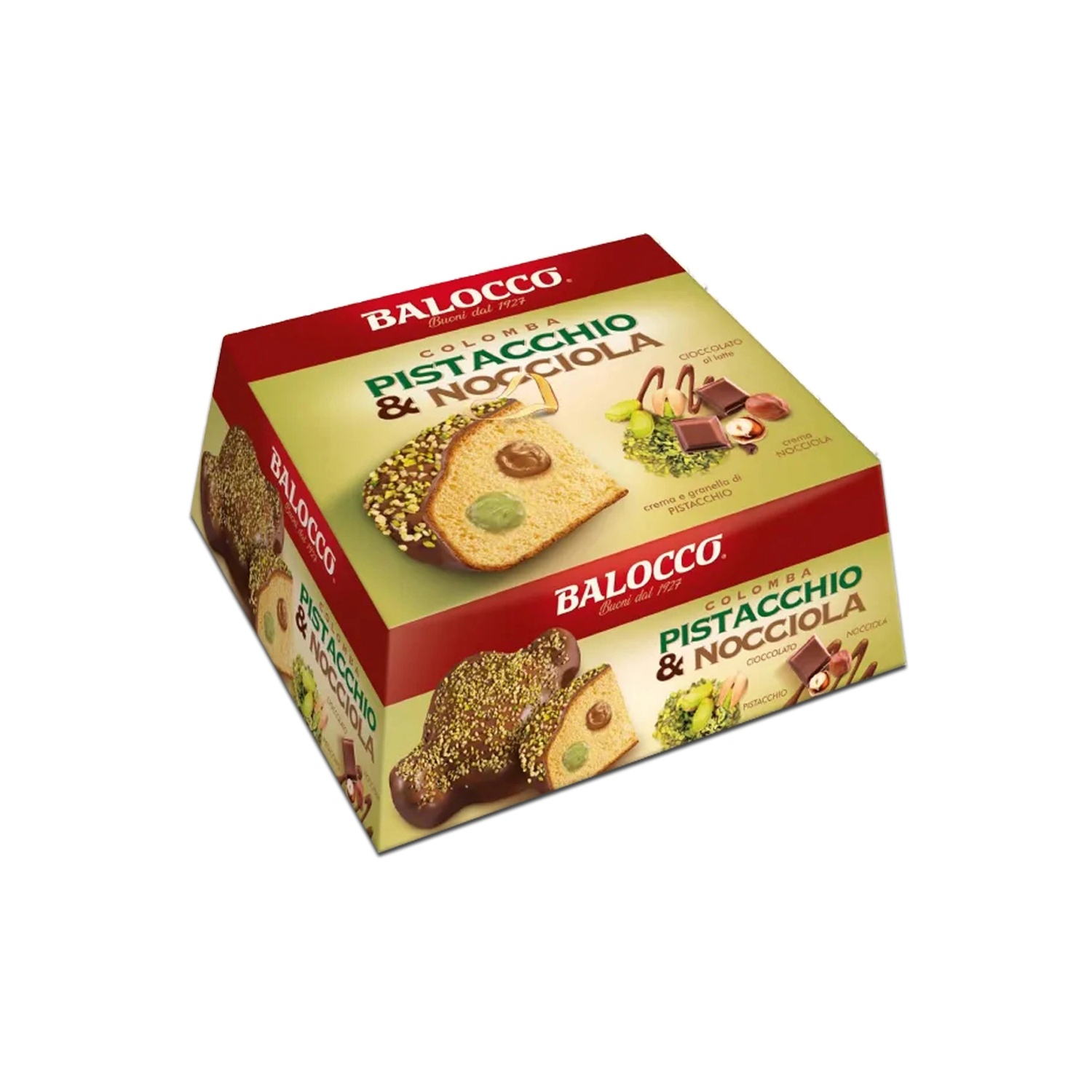 Balocco Colomba Pistachio and Hazelnut 750g