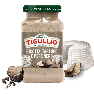 Pesto Tigullio Ricotta Truffle & Black Pepper 185g - Gluten Free