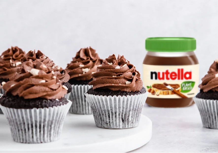 Vegan Muffins with Vegan Nutella - PaccoItaliano.co.uk